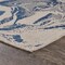 Homeroots 2 x 3 ft. Navy Abstract Indoor & Outdoor Scatter Area Rug 396141 - alternate 6